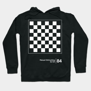 Manuel Göttsching / Original Minimalist Graphic Design Hoodie